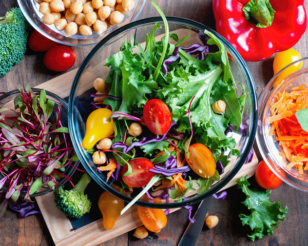 اهمیت مصرف سبزیجات