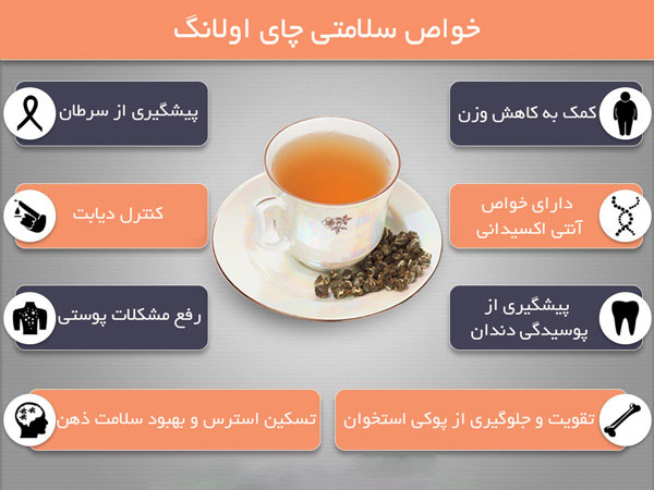 خواص سلامتی چای اولانگ